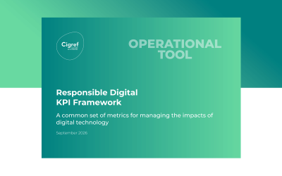 Responsible Digital KPI Framework: A common set of metrics for managing the impacts of digital technology